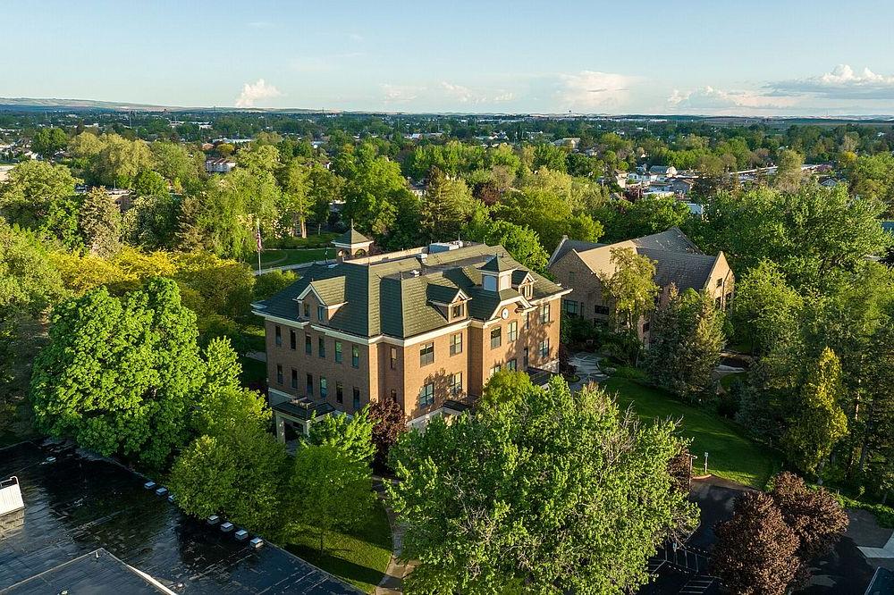 Aerial photo of WWU campus